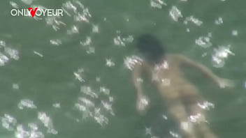 Preview 1 of Awek Ditampar - Beach Voyeur. Slut wife gives head and gets fucked in public