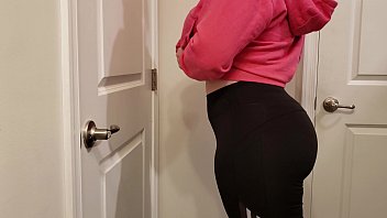 Preview 1 of Cattranny Frozen Cum - My Big Ass In Yoga Pants and Some New Lingerie