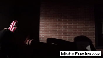 Preview 1 of Asian Models Photoshoot - Spider-Sluts fuck and rob the burglar in the alley!