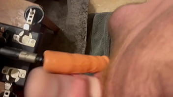 Preview 2 of Trans Fuckin - Frottage Machine Fantasy Fleshlightman1000