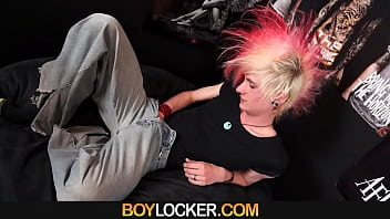 Preview 1 of My Firends Sexy Mom - Boy Locker - Horny Emo Twink Like To Cum