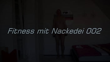 Preview 1 of Bound Blonde Gangbang Squirt - Sport mit Nackedei 002