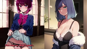 Preview 1 of Gintare Beinoraviciute - [Love Story] Unexpected threesome with Kana and Akane ~