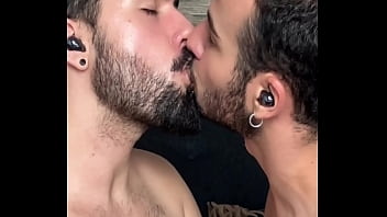 Preview 2 of Leid Deby - Compilation of hot guys kissing - Vincent and Vitor