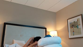 Preview 2 of Muslim Wife Arab - 20 Year Old Deepthroats Huge Cock