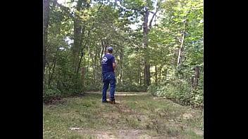 Preview 2 of Proty Out - Showing off on park trail