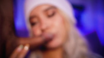 Preview 1 of Devar Bhabhi Bf Full Hd Video - Cute faced blonde looks adorable while sucking cock