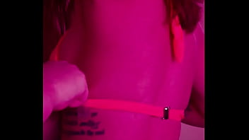 Preview 4 of Lili Croft - Pink underwire top / bikini sarafinalove93 had a hard time with under-wire top / bikini. Of course I volunteered to help. ...