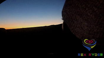 Preview 1 of Jenny Aus Germany - Rex Ryder XXX | Zoey Get Massive FACIAL in Mountain Blowjob | Cumshot
