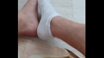 Preview 4 of Love Letters 3 - Wanking And Playing In White Socks (Tom Ondra Motho)