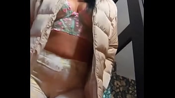 Preview 1 of Wwwfackingcom - MilfyCalla- Yoga pants,  cameltoe and cumshots on my downjackets 196-At the second yoga session,  I had no panties. my colle...