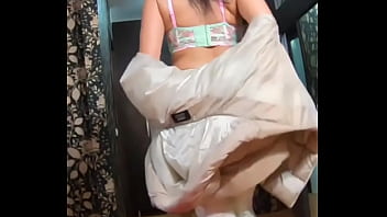 Preview 4 of Wwwfackingcom - MilfyCalla- Yoga pants,  cameltoe and cumshots on my downjackets 196-At the second yoga session,  I had no panties. my colle...