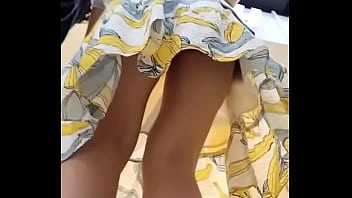 Preview 2 of Watery Wet Eat Pussy - 2 vietnamese upskirt in the mall