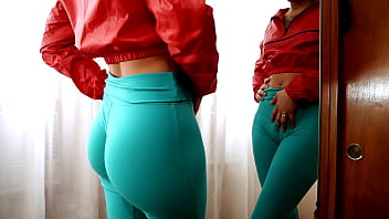 Preview 1 of Romantic Fiesta - Incredible Ass and Cameltoe Teen Gaping Pussy.