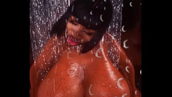 Preview 4 of Some Good Butt - FAT WET BLACK ASS IN THE SHOWER