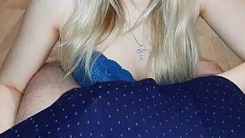 Preview 1 of Trasgenter Sex - Blowjob at night from my wife finished in my mouth