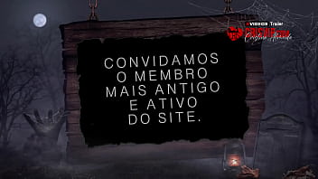 Preview 1 of Juicy Jynx Anal Fun - Corno Manso Rifou a Buceta e o Cuzinho da Esposa,  ganhador fodeu no p&ecirc_lo - Especial Halloween - Cristina Almeida - Rifa 4 | Completo no RED!