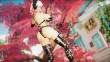 Preview 1 of Petite Baise Entre Amies - fate mmd step mashu kyrielight
