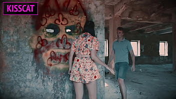 Preview 2 of Bonnan Barbarian - Stranger Ghost Called to Public Fuck Kisscat in an Abandoned House