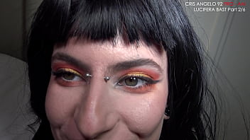 Preview 3 of Dick Tweaking - Lucifera Cris Angelo - Tongue splitting - Private Fuck 009 - Paris - Barcelona Part 2/6