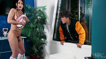 Preview 1 of Perfect Fuvk - TRANS ANGELS -Slutty Khloe Kay And Drake Von Fuck Each Other Intimately Until They Jizz All Over The Place