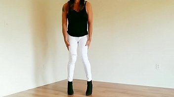 Preview 1 of Rape Unwanted Sex - Vanity peeing in her white jeans
