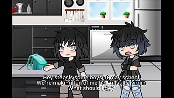 Preview 1 of Xxxopenhd - Virgin stepbrother gets a taste of his stepsister |Gacha|