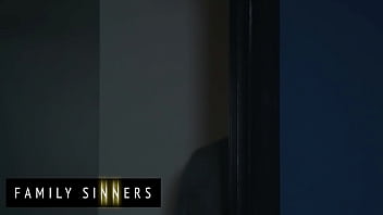 Preview 1 of Small Boy Big Sister - FAMILY SINNERS - Mischievious Girl Teases Her Step Father Until He Can&#039_t Resist It Anymore &amp_ Takes Her To Pound Town
