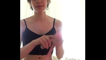 Preview 1 of Baby Sister Indonesia - I beg with a vibrator up my ass