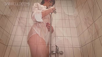 Preview 1 of Butch Dyke Sex - SHOWER SEX WITH BEAUTIFUL LATINA