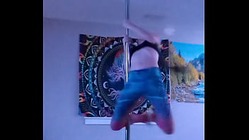 Preview 4 of Mom And Son Mtarjam - Pole dancing fast spinning
