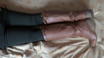 Preview 1 of Creampied Jasmine Black - My step stepdaughter resting in her bedroom,  I spy on her and enjoy,  groping,  she wakes up excited and masturbates,  she wants me to fuck her