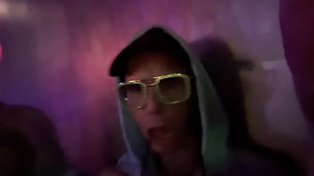 Preview 2 of Pussy Eating New Porn - Halloween Party Vegas Tasia and Ari Dancing