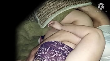 Preview 4 of Holewood Mom Xxx Vedos - Valentine Special: real step mom and son anal fucking in blanket to celebrate valentine love in clear hindi audio