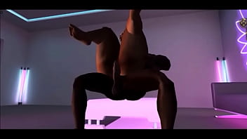 Preview 2 of Handbj - Latina woman gets pounded by black man in her room