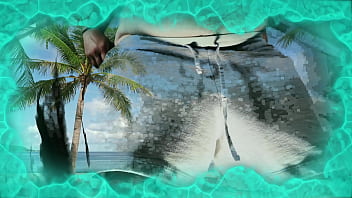 Preview 2 of Teen Pov Young - Beach Sunburn BBW