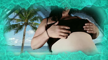 Preview 1 of Teen Pov Young - Beach Sunburn BBW