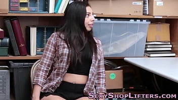 Preview 1 of Lili Two Princess - Thief slut toys pussy for mall cop