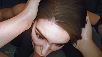 Preview 1 of Rumania San Porn - Jill valentine throat creampie