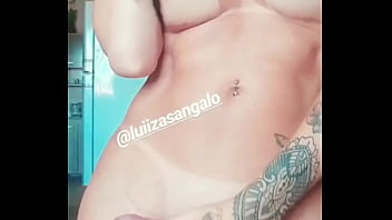 Preview 4 of Analy Blonde Dildo Ass - Luiza sangalo trans