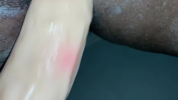 Preview 3 of Blond Anal Virgin - CREAMY EBONY BBW YOUNG PUSSY
