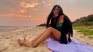 Preview 3 of Happy Love Sxxxxy Hd Video - Sexy beauty girl. Chasing sunsets,  beach vibes,  and pure joy!