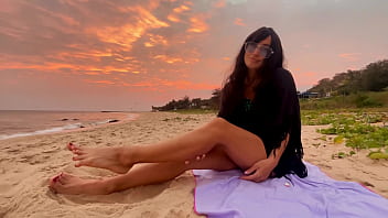 Preview 4 of Happy Love Sxxxxy Hd Video - Sexy beauty girl. Chasing sunsets,  beach vibes,  and pure joy!