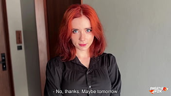 Preview 1 of Youll Kana - A Beautiful Red-Haired Stranger Was Refused,  But Still Came To My Room For Sex