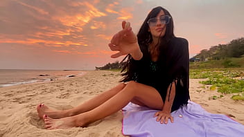Preview 2 of Interview 3xxx Videos - Sexy beauty girl. Chasing sunsets,  beach vibes,  and pure joy!