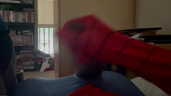 Preview 4 of Ptqleztfoltmt Fvpo Ysjyp - Jerkin off in my Spider-Man costume