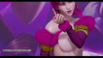 Preview 3 of Siste Sex - [MMD] Black Pink - How You Like That Hot Naked Dance Ahri Akali Evelynn Kaisa League of Legends KDA Uncensored Hentai