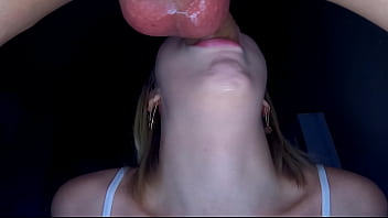 Preview 2 of Too Biff Asshole Teen - Sloppy blowjob. Huge load cum in mouth