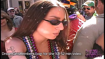 Preview 2 of Nurse Suzy - College Girls Bare Awesome Natural Tits At Mardi Gras