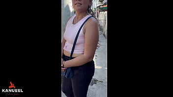 Preview 1 of Mashine Robot - LE DOY 200 PESOS A UNA DESCONOCIDA CULONA EN LA CALLE PARA QUE ME DEJE LLENARLE EL CULO DE LECHE